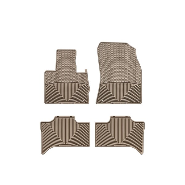 Weathertech Tan, Front and Rear All Weather Floor Mats W27TN-W158TN - main