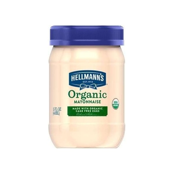 Hellmanns Organic Original Mayonnaise Spread, 15 Fluid Ounce, 6PK 84157271 - main