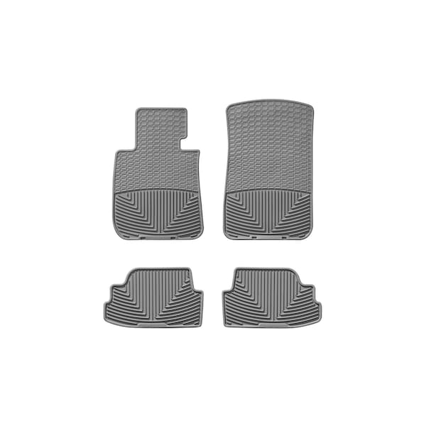 Weathertech Grey, Front and Rear All Weather Floor Mats W61GR-W155GR - main