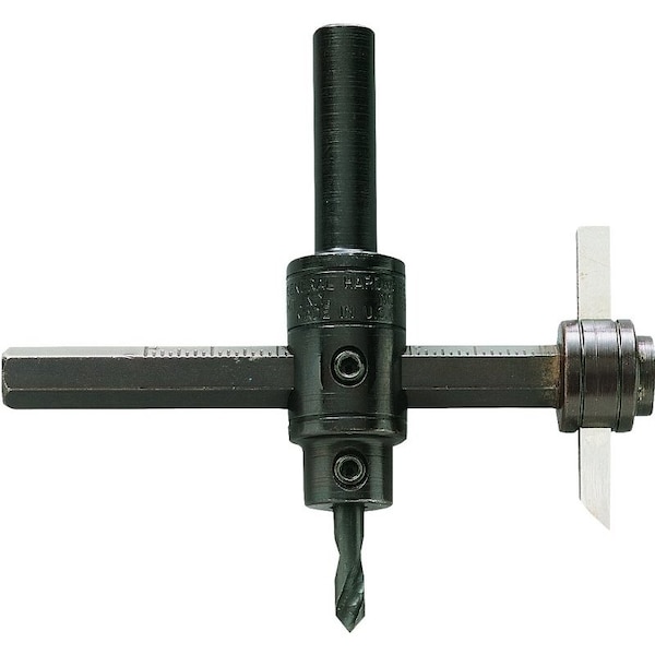 General Tools Circle Cutter, 134 to 778 in Dia Cutting, Steel 55 - main