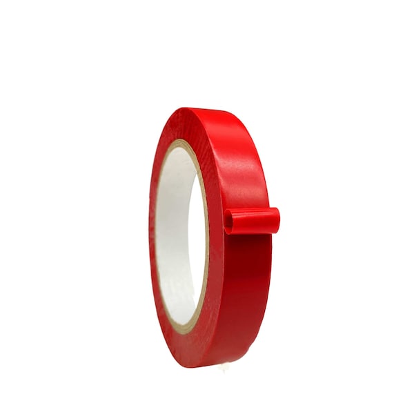 Wod Tape PVC, Red, 1.25 inch (31.7mm) W., 6 mil Thickness, 38 PK WOD VTC366-01250-38-36-RED - main