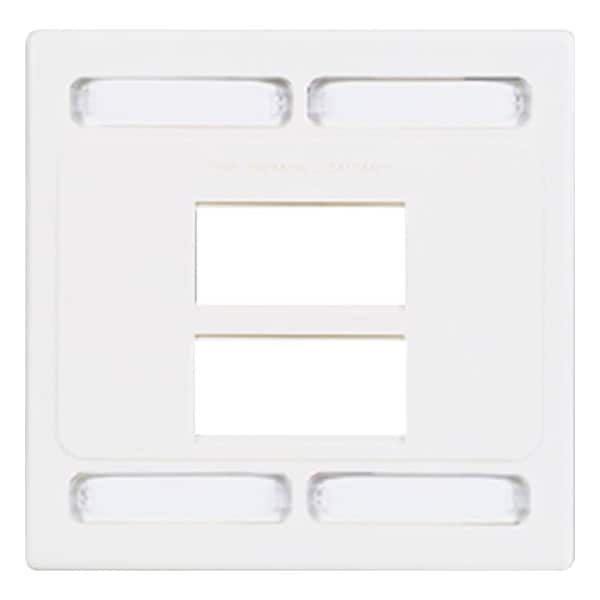 Siemon 6-PORT FLUSH MOUNT UNLOADED, DOUBLE GANG ACCEPTS 6 MAX MODS, WHITE MX-FP-D-06-02 - main