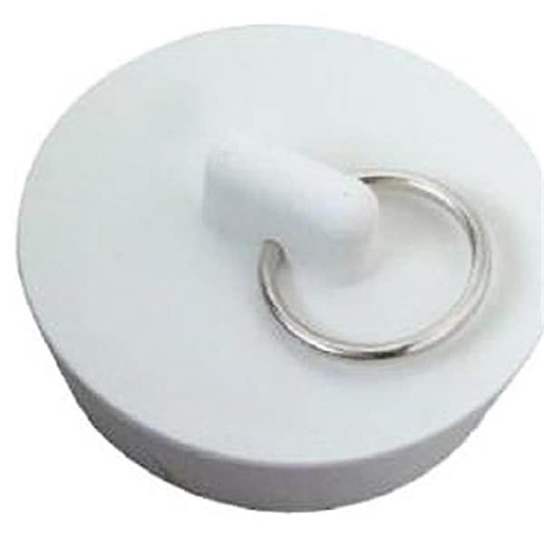 Highkey Master Plumber 1.37 to 1.5 in. Sink Stopper, White LR830280 - main