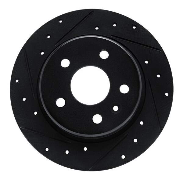Dynamic Friction Co DFC Brake Rotor - Drilled and Slotted - Black 633-47052L - main