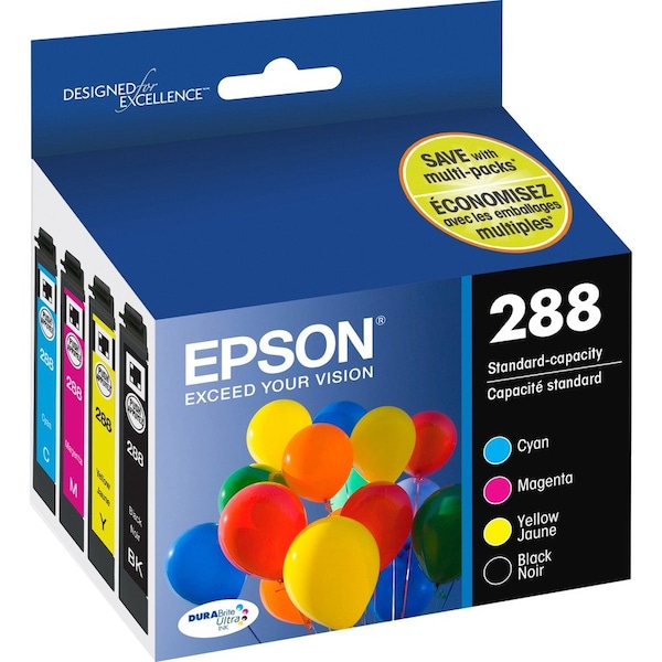 Epson 288 C M Y K 4Pk Ink XP430 T288120BCS - main