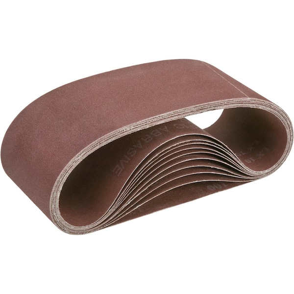 Grizzly 4" x 24" A/O Sanding Belt 120 Grit, 10PK T21503 - main