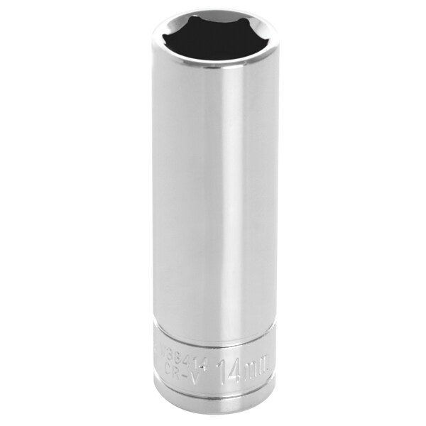Performance Tool 3/8 In Dr. Deep Socket 14Mm Socket Dp 14Mm, W38414 W38414 - main