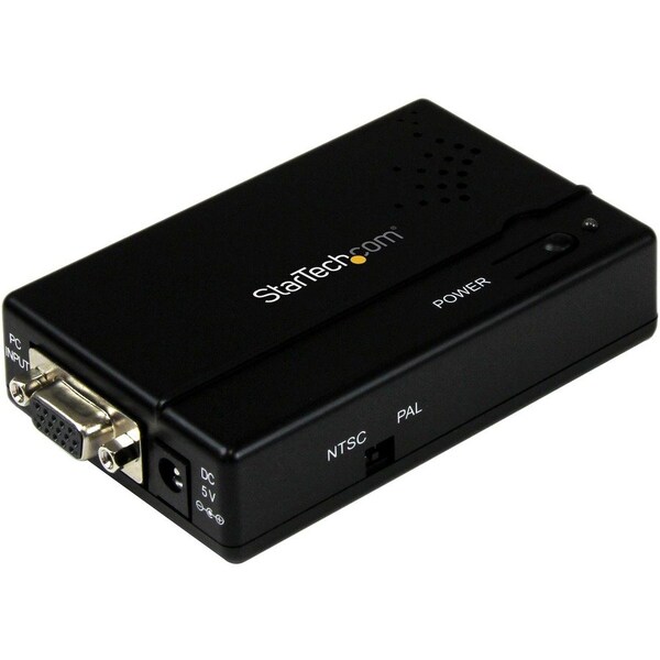 Startech.Com High Resolution VGA to Composite (RCA) or S-Video Converter - PC to TV VGA2VID - main