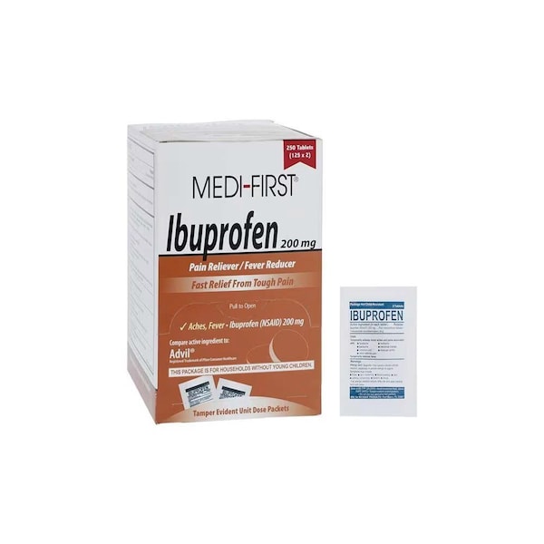 Medique Ibuprofen Medi-First, 200mg, 250PK 47682080848 - main