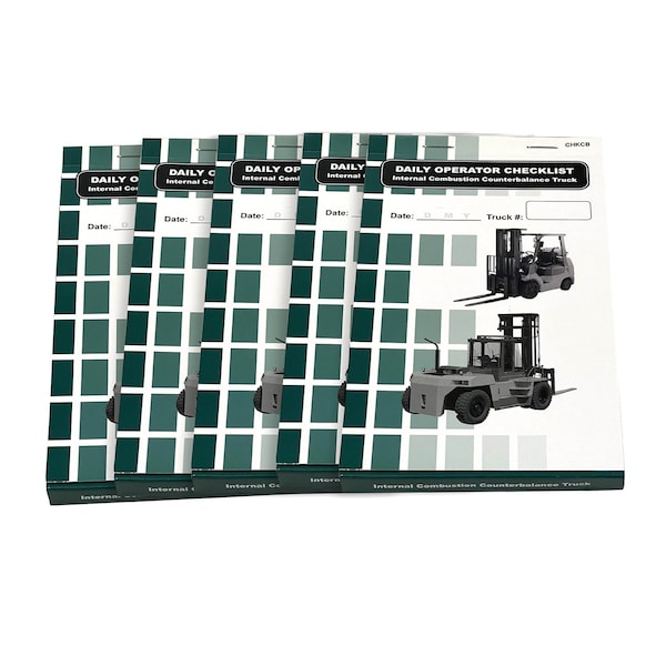 Ideal Warehouse Innovations Replacement Checklist Book, 1 3/8" W, PK5 70-1075-CP - main