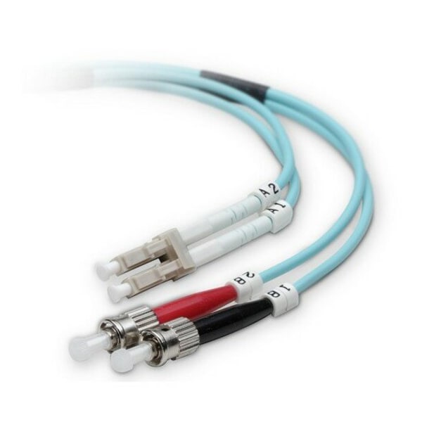 Belkin Cable, Fiber, Lc/St, 20M, Lo Mmd, Aqua, 10Gb, 50/125 F2F402L0-20M-G - main