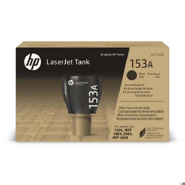 Hp 153A (W1530A) Black Original LaserJet Tank Toner Reload Kit (2,500 Yield) W1530A - main