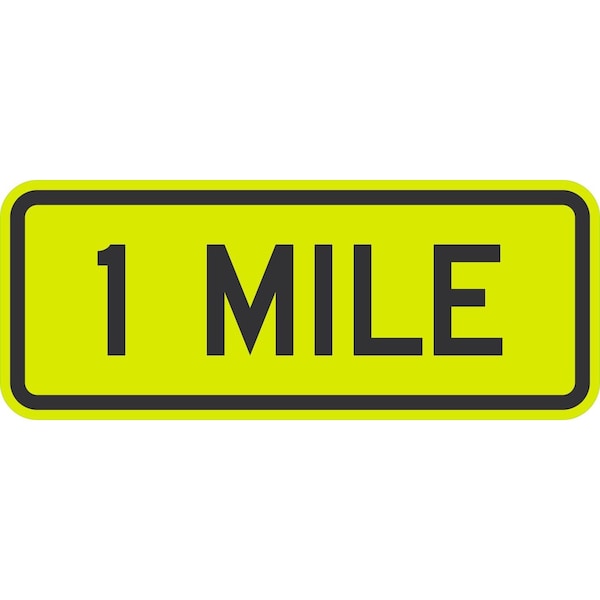 Lyle 1 Mile, 30x12, Diamond Grade, Yellow Green G-14656-DG_30x12 - main