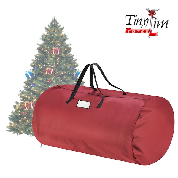 Tiny Tim Totes Christmas Tree Storage Bag Oxford Canvas Holder with Zipper and Handle for 12ft Artificial Tree 83-DT5563 - main