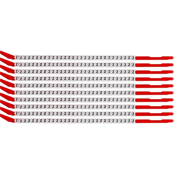 Brady ClipSleeve Wire Markers Size 10 Nylon 16 AWG - 14 AWG, Z Pack of 300 Each, 300PK SCN10-Z - main