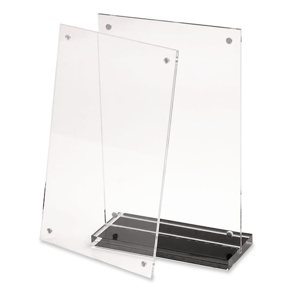 Deflecto Acrylic Tabletop Sign Holder, 4 x 6 Insert, Clear WP249-TR46B - main