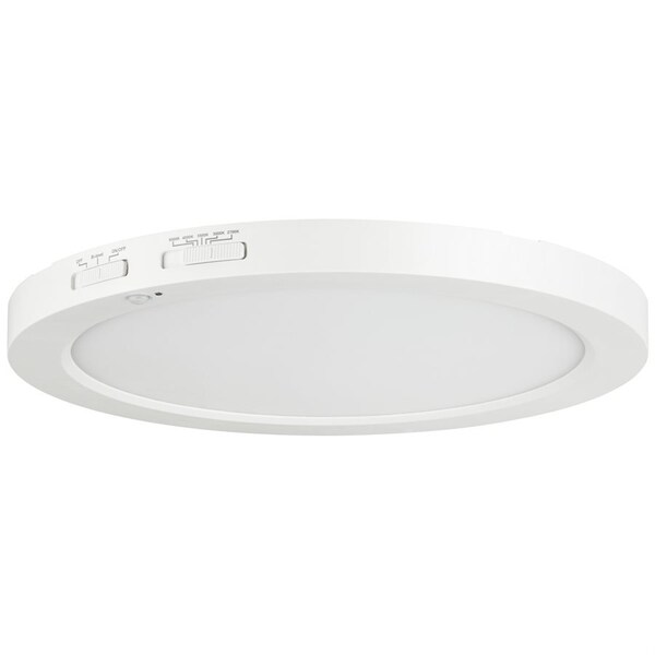 Sunlite 12" 18W 1400 Lumens CCT 27K-50K Dimmable Round Mini Panel Motion Sensor Light Fixture 81329-SU - main