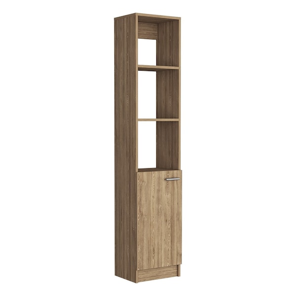 Homeroots 13" Natural Wood Freestanding Bathroom Vanity 543591 - main