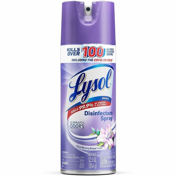 Reckitt Benckiser 12.5 oz Aerosol Disinfectant Spray Early Morning Breeze 80833 - main