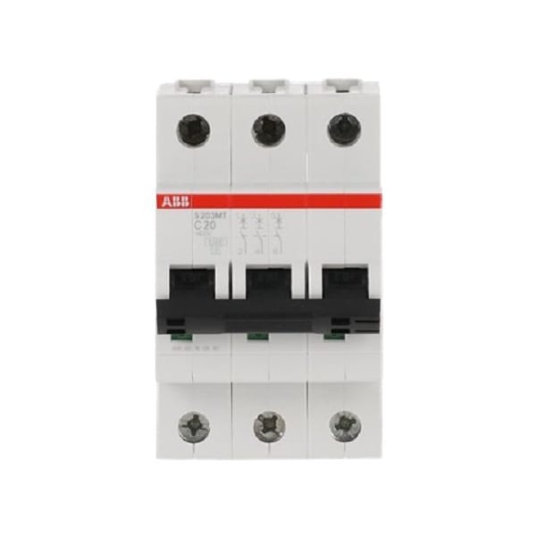 Abb Miniature Circuit Breaker - S200MT - 3P - 20 A - C - 10 kA S203MT-C20 - main