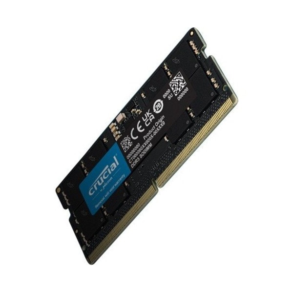 Crucial 32GB DDR5 4800MHz SODIMM Memory Module, Black CT32G48C40S5