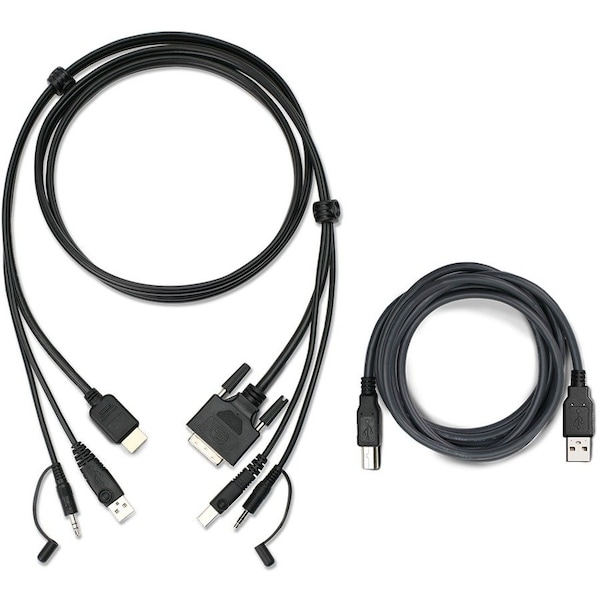 Iogear 6ft HDMI to DVI, USB KVM Cable Kit with Audio (TAA) G2L7H02UTAA3 - main