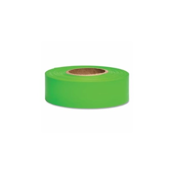 Presco Taffeta Flagging Tape, 1-3/16 in x 150 ft, Flourescent Green, 12PK 764-TFGG - main