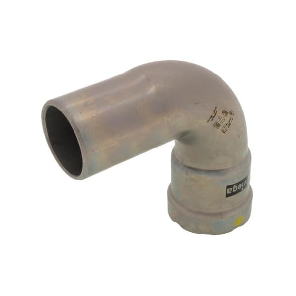 Viega MegaPressG 90 street elbow P 1.5 FTG IPS 1.5 carbon steel zinc-nickel coating 26071 - main