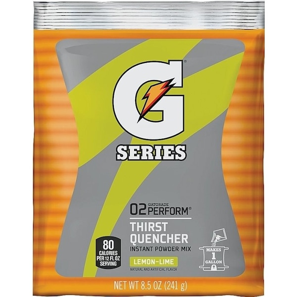 Gatorade 0 Thirst Quencher Instant Powder Sports Drink Mix, Powder, LemonLime Flavor, 85 oz Pack 3956 - main