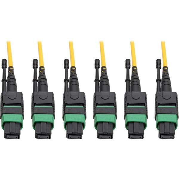 Eaton Tripp Lite Series MTP/MPO APC Singlemode Slim Trunk Cable, 24-Strand, 40/100 GbE, N392-30M-3X8-AP - main