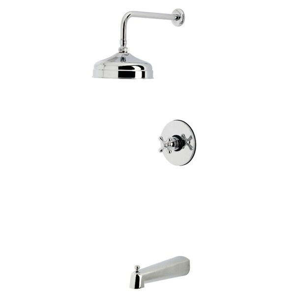 Kingston Brass Single-Handle Pressure Balanced Tub and Shower Faucet, Polished Chrome KB6331AX - main