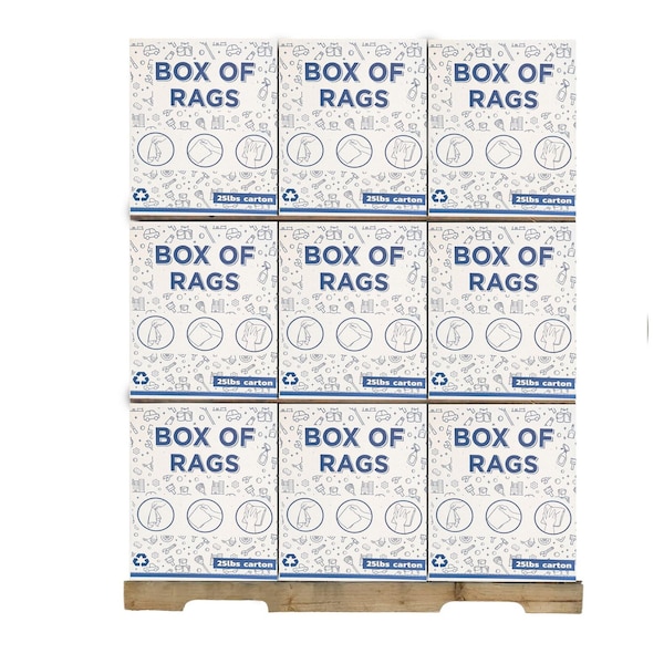 Supremeplus New Color Terry Towel Cleaning Rags, 675 lbs. Pallet, 27x 25 lbs. Boxes, 27PK SP-1940 - main