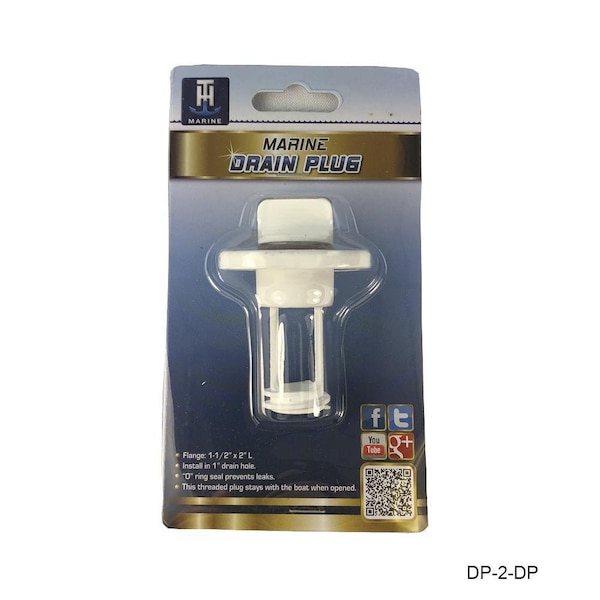 T-H Marine Supplies Boat Drain Plug DP-2-DP - main
