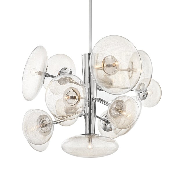 Hudson Valley Lighting Kelly Behun X Opera 14 Light Chandelier 55 In. Polished Nickel KBS1471814-PN - main