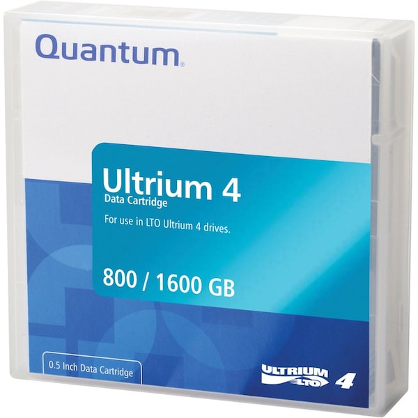 Quantum LTO Ultrium 4 Tape Cartridge - LTO Ultrium LTO-4 - 800GB (Native) / 1.6TB (Compressed) MR-L4MQN-01 - main