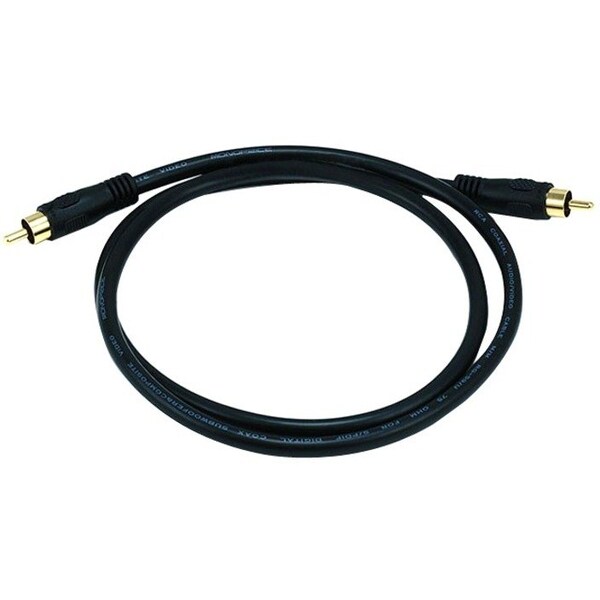 Monoprice 3ft Coaxial Audio/Video RCA Cable M/M RG59U 75ohm (for S/PDIF, Digital Coax) 2743 - main