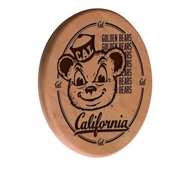 Holland Bar Stool Co University of California 13" Laser Engraved Solid Wood Sign WSgnLNatCal-Un - main