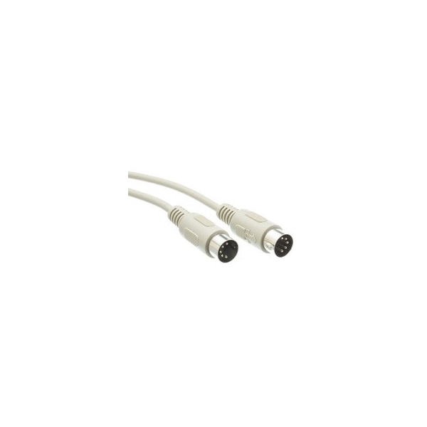 Cable Wholesale AT Keyboard Cable, Din5 Male, 5 Conductor, Straight, 6 foot 10I5-02106 - main