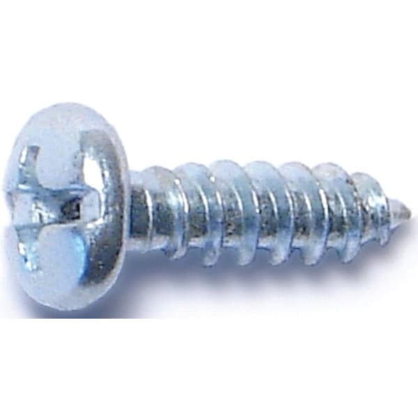 Midwest Fastener Thread Cutting Screw, #6 x 1/2 in, Zinc Plated Combination Phillips/Slotted Drive 03158 - main