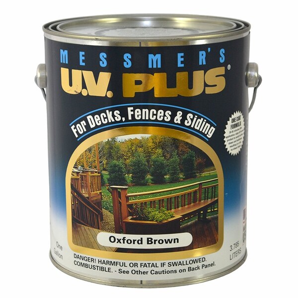 U.V. Plus 1 Gal MS-602 Oxford Brown Oil-Based Semi-Transparent Stain MS-602 - main
