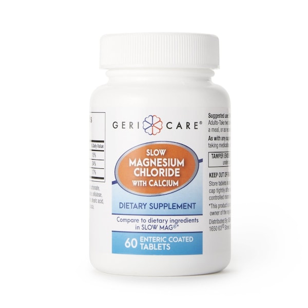 Geri-Care Mineral Supplement, Calcium/Magnesium Chloride, 236mg-142mg-400mg Strength, 60PK 57896063506 - main