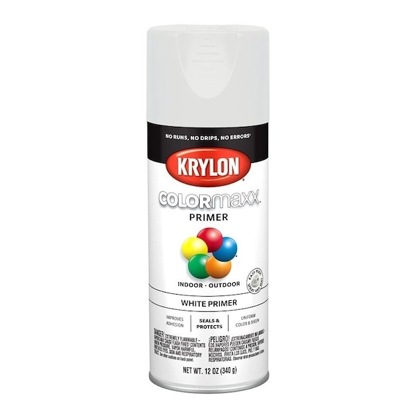 Krylon COLORmaxx Primer, White, 12 oz K05584007 - main