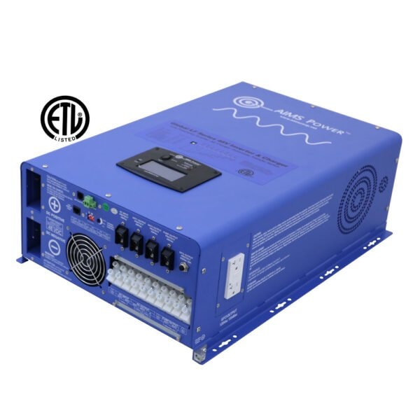 Aims Power Power Inverter and Battery Charger, Pure Sine, 36,000 W Peak, 12,000 W Continuous, 1 Outlets PICOGLF120W48V240VS - main