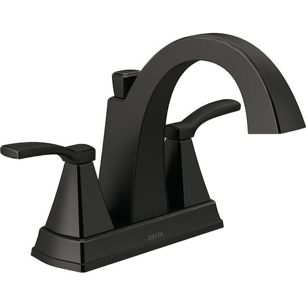 Delta Bath Fct 2H Flynn Blk 25768LF-BL - main
