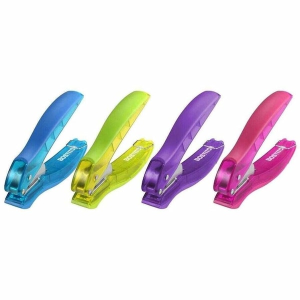 Paper Pro EZ Squeeze One-Hole Punch, 10-sheet capacity, Assorted 2401 - main