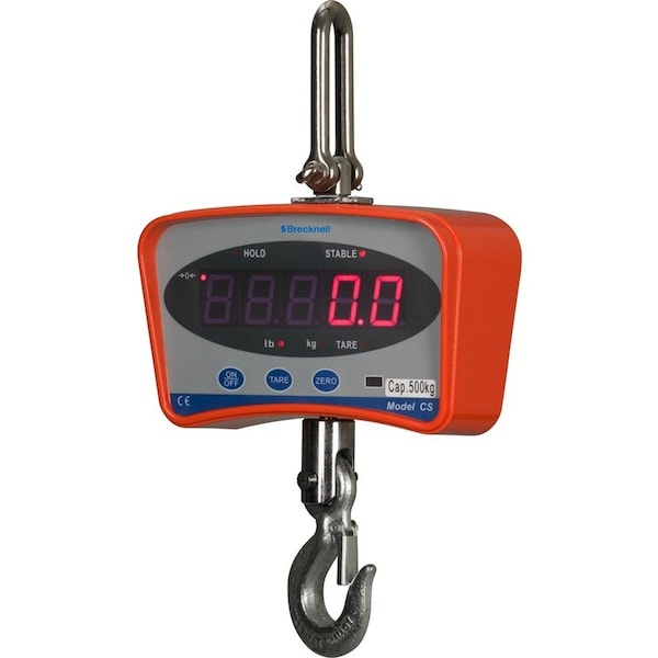 Brecknell CS2000 Crane Scale, 2,000 x 1 lb / 1000 x 0.5 kg w/remote control 816965001811 - main