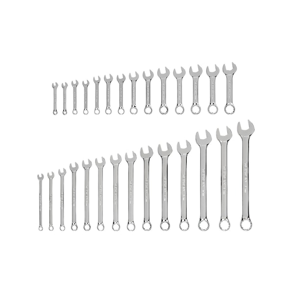 Tekton Stubby and Standard Length Combination Wrench Set, 28-Piece (6 - 19 mm) WCB90905 - main