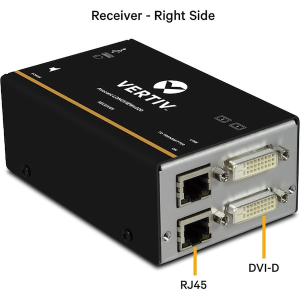 Vertiv Longview Dual Dvi, Usb, Audio, Catx 50M LV4020P-001 - main