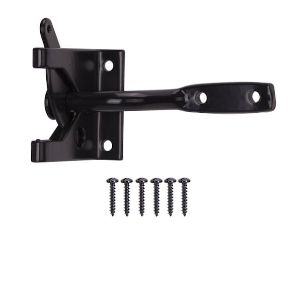 Prosource Gate Latch, 3/8 in Bolt Head, 3-15/16 in L Bolt, Steel, Zinc 33140PKB-PS - main