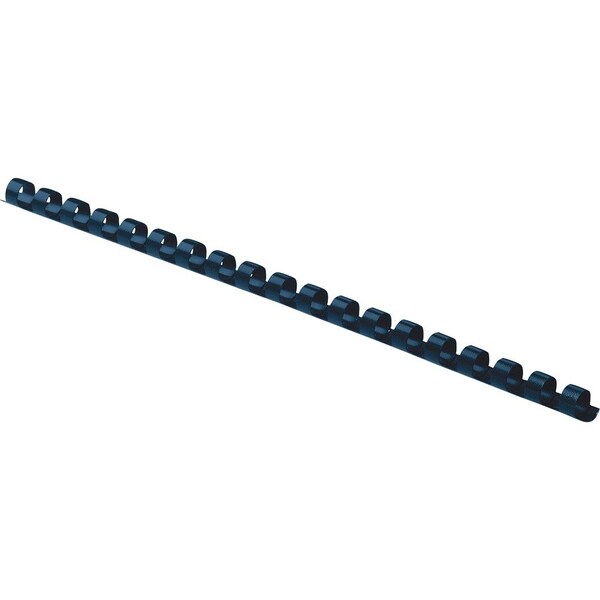 Fellowes Plastic Comb Bindings, 5/16in Dia, 40 Sheet Capacity, Navy Blue, 100PK 52506 - main